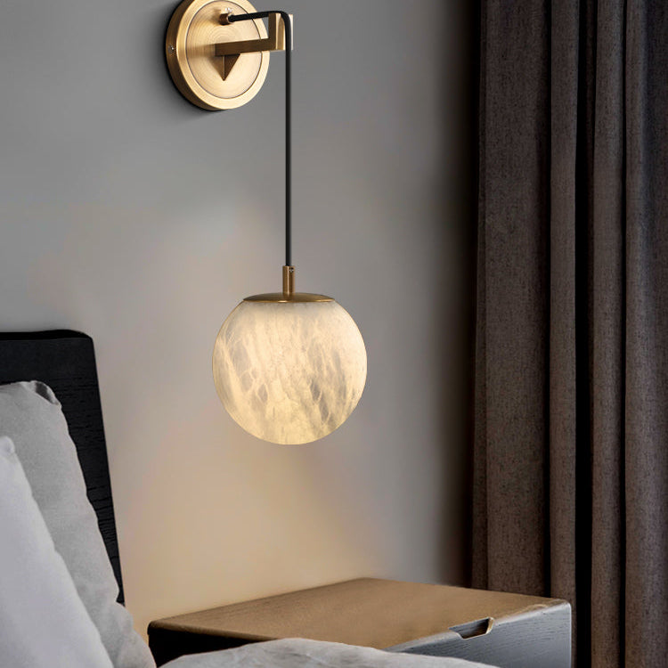 Applique Murale Suspendu Marbre Minimaliste