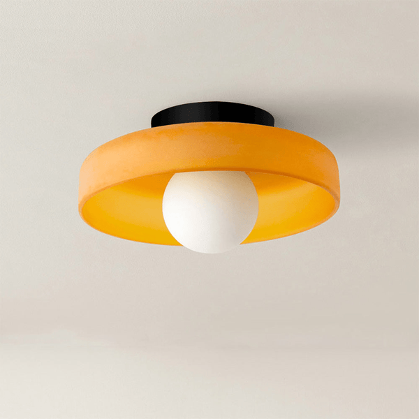 Plafonnier en verre Design