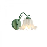 Applique Murale Fleur Vintage en Verre