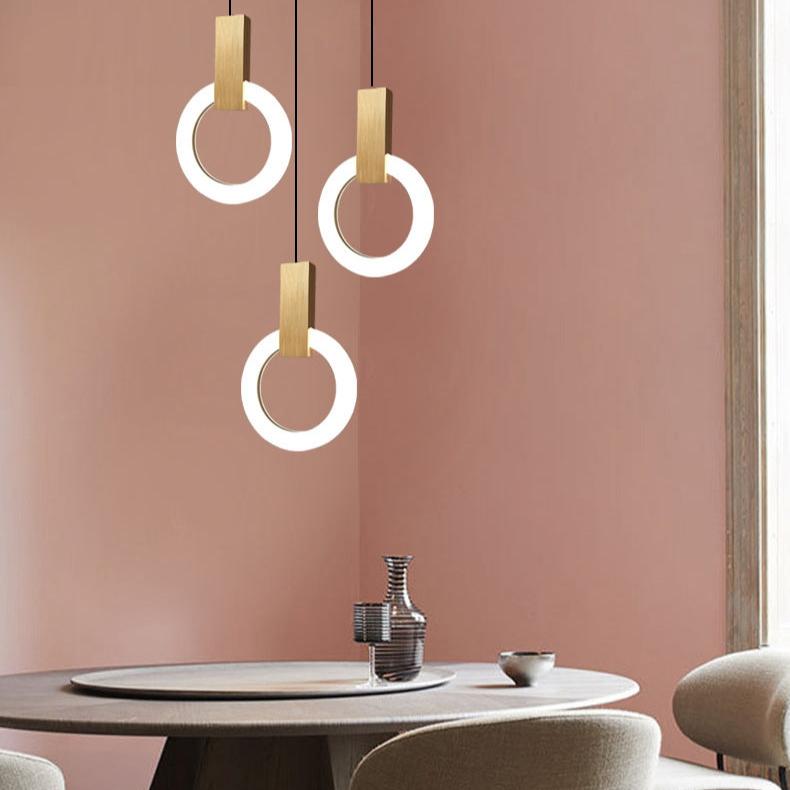 Suspension Luminaire Anneau Nordique Led