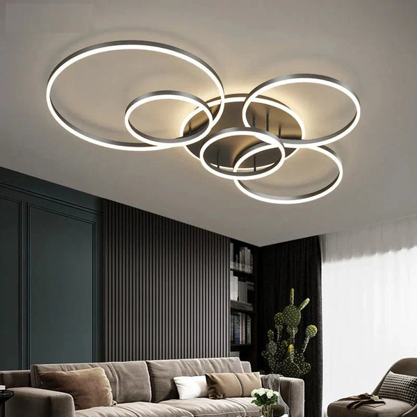 Plafonnier Anneaux LED