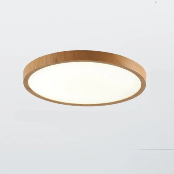 Plafonnier épurée en bois