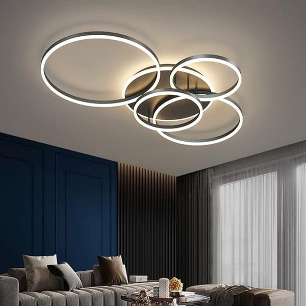 Plafonnier Anneaux LED