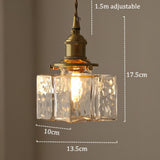 Suspension Luminaire Moderne Rétro Cubique