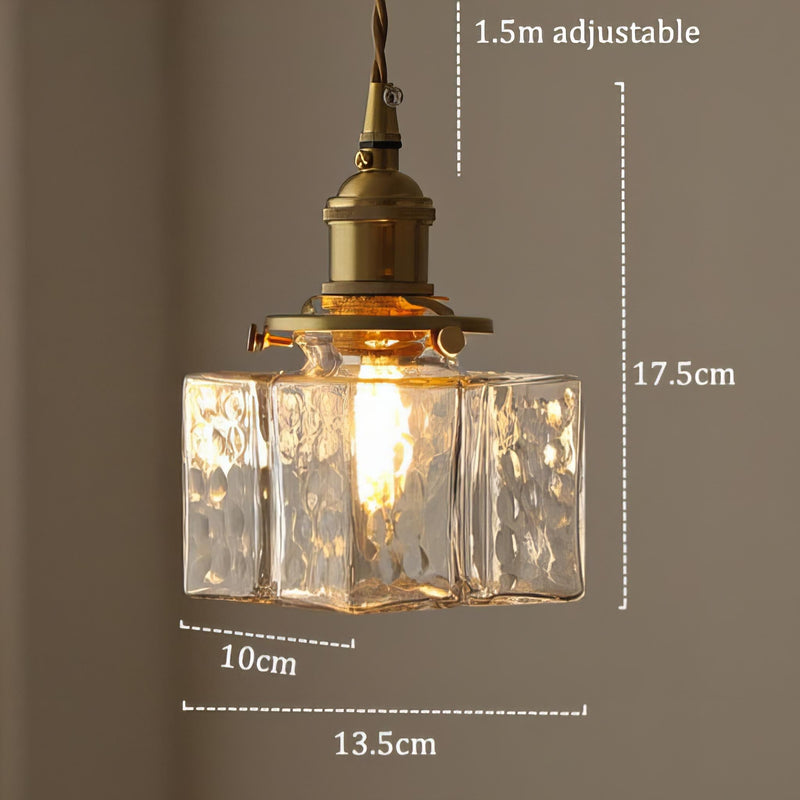 Suspension Luminaire Moderne Rétro Cubique