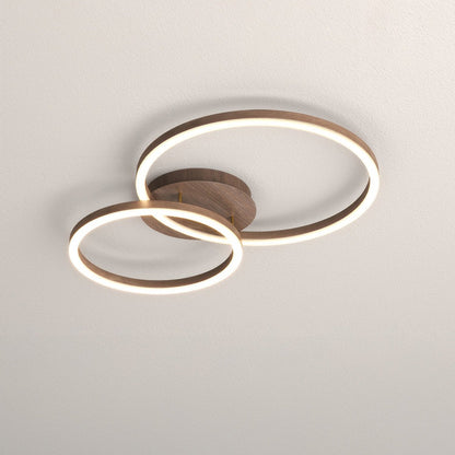 Plafonnier en forme de bagues elegant