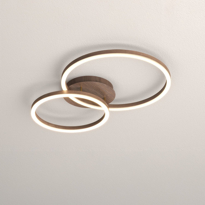 Plafonnier en forme de bagues elegant