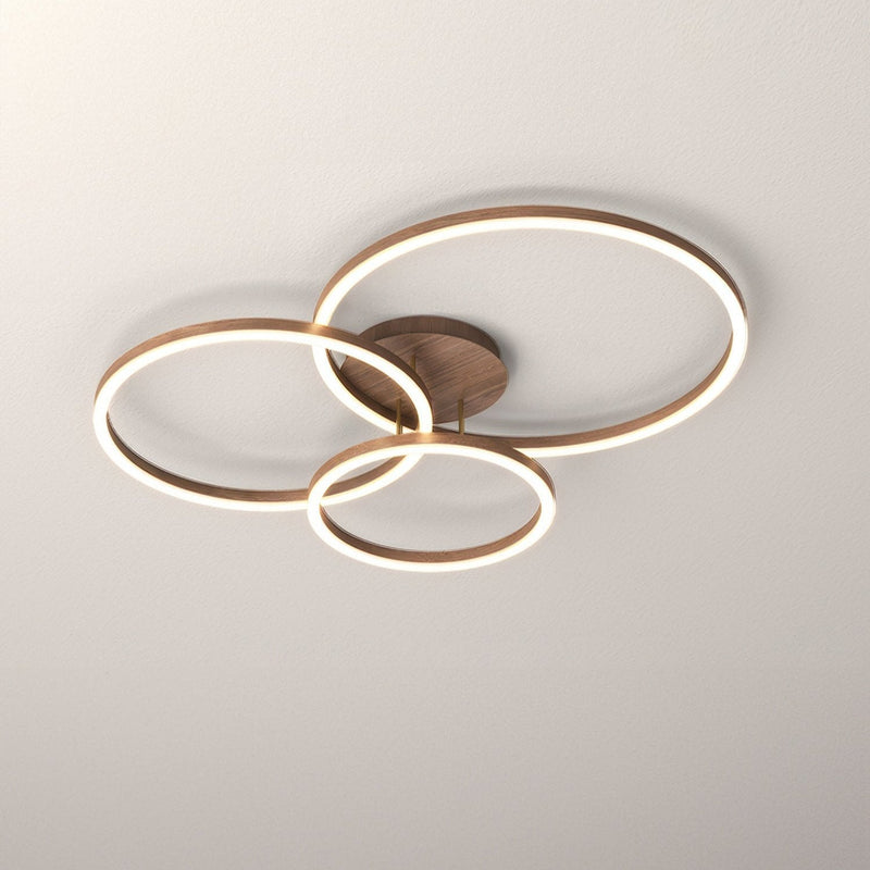 Plafonnier en forme de bagues elegant