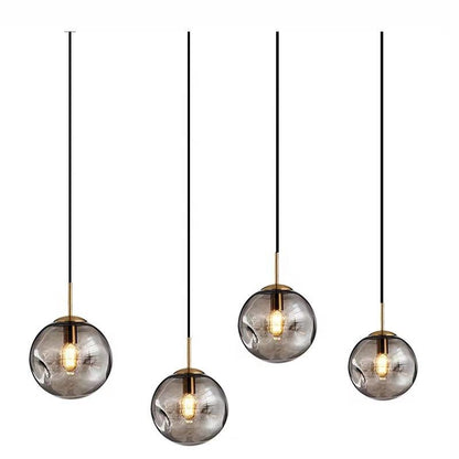 Suspension Luminaire Boule de verre Moderne