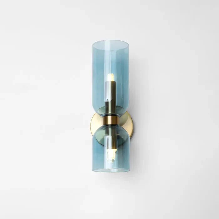 Applique Murale Double Verre Sablé