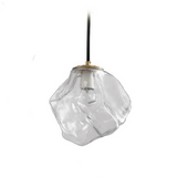 Suspension Luminaire Style Météorite Verre