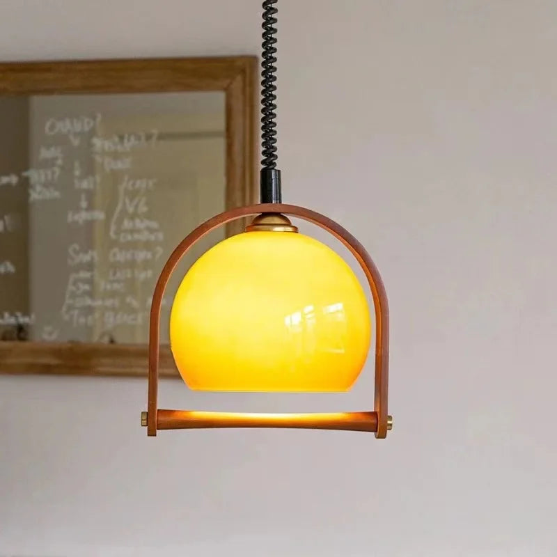 Suspension Luminaire Vintage En Verre