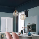 Suspension Luminaire Boule de verre Moderne