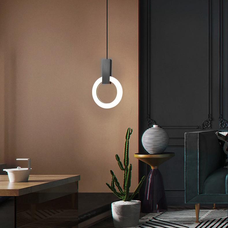 Suspension Luminaire Anneau Nordique Led