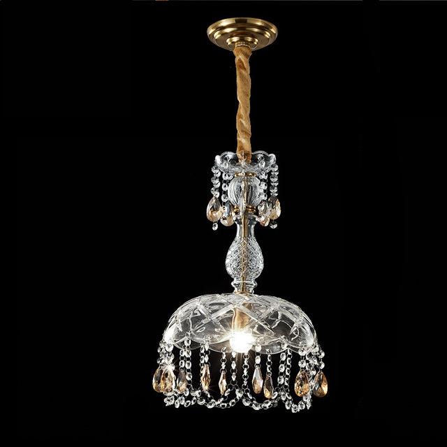 Lustre Luxe Retro Cristal